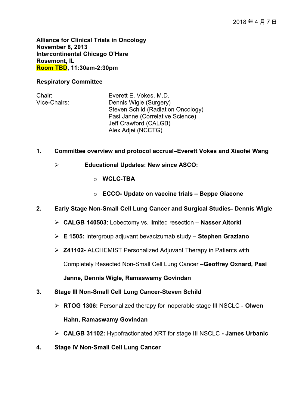 Cancer and Leukemia Group B (CALGB)