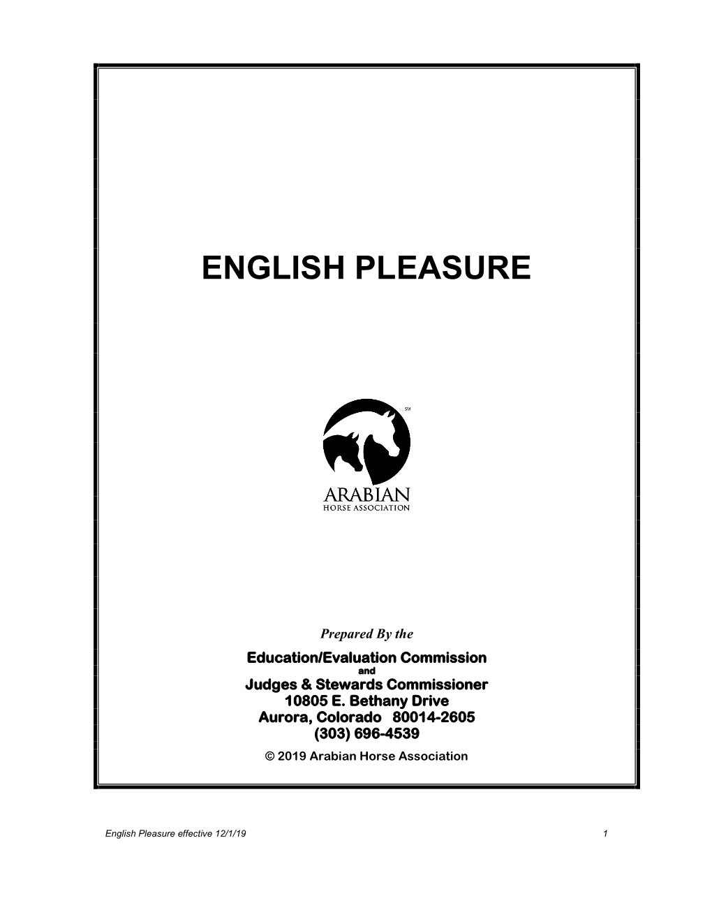 English Pleasure