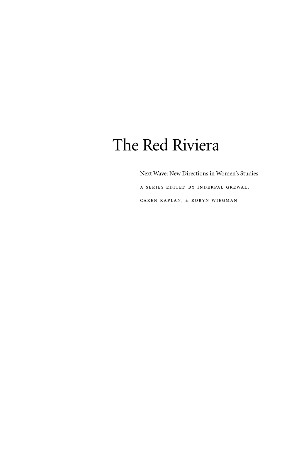 The Red Riviera