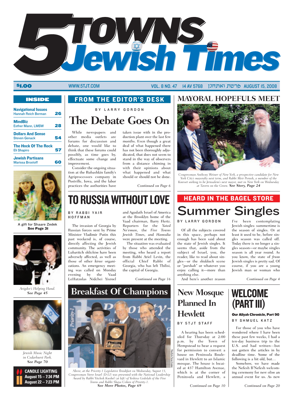 The 5 Towns Jewish Times!