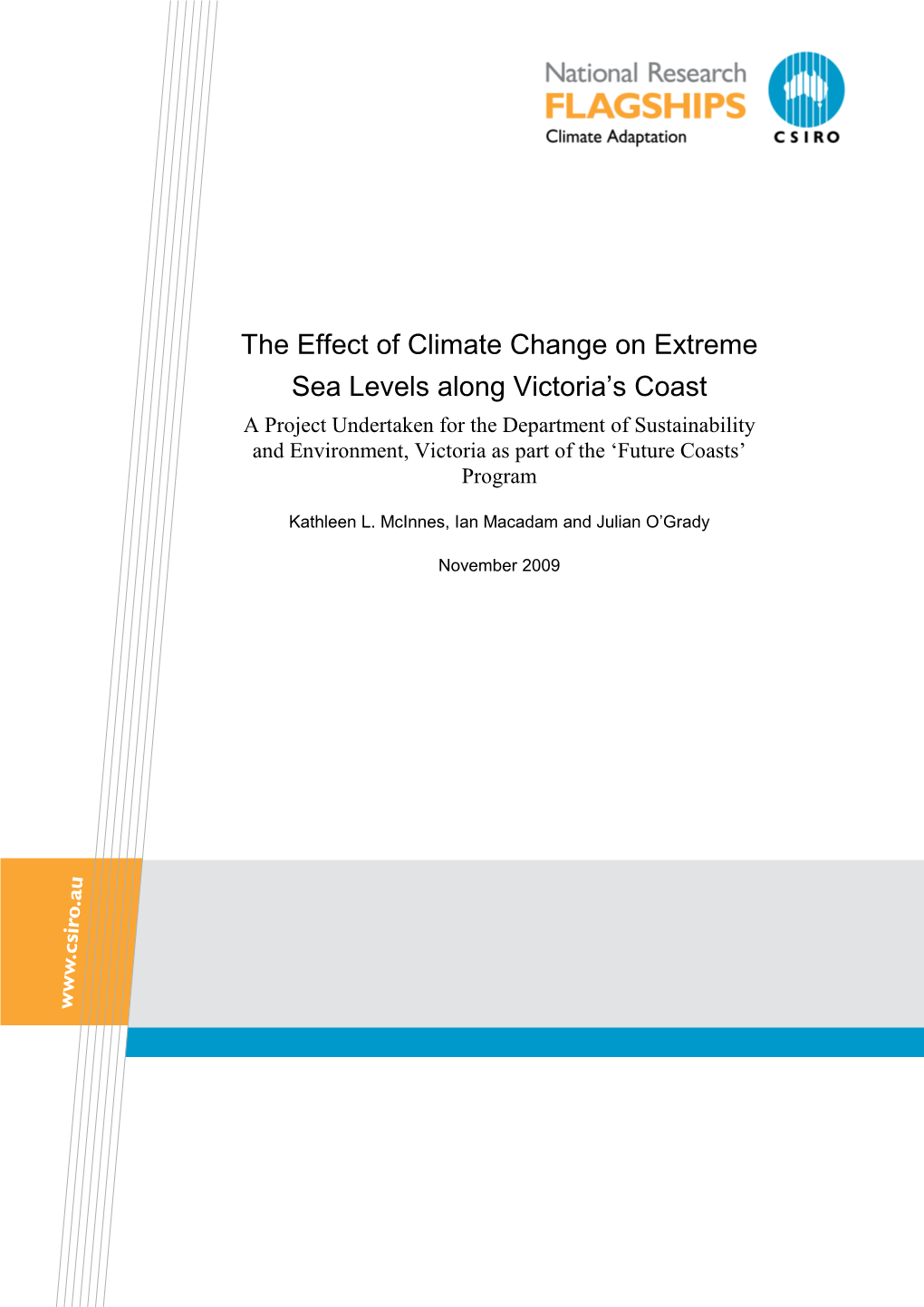 The Effect of Climate Change on Extreme Sea Levels Along Victoria's