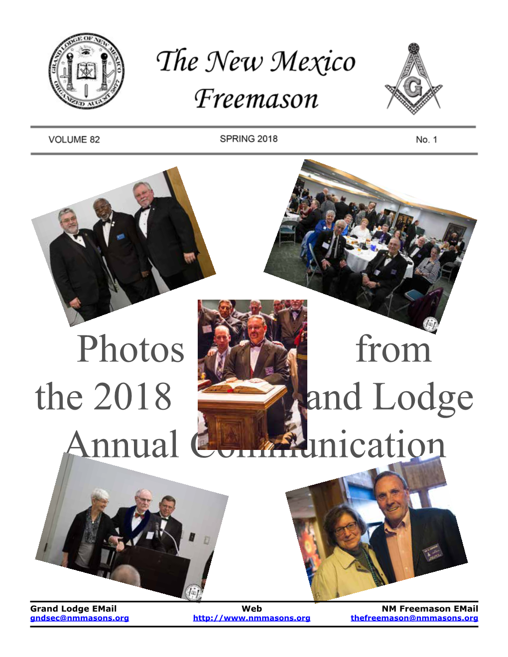 Photos from the 2018 Grand Lodge Annual Communication