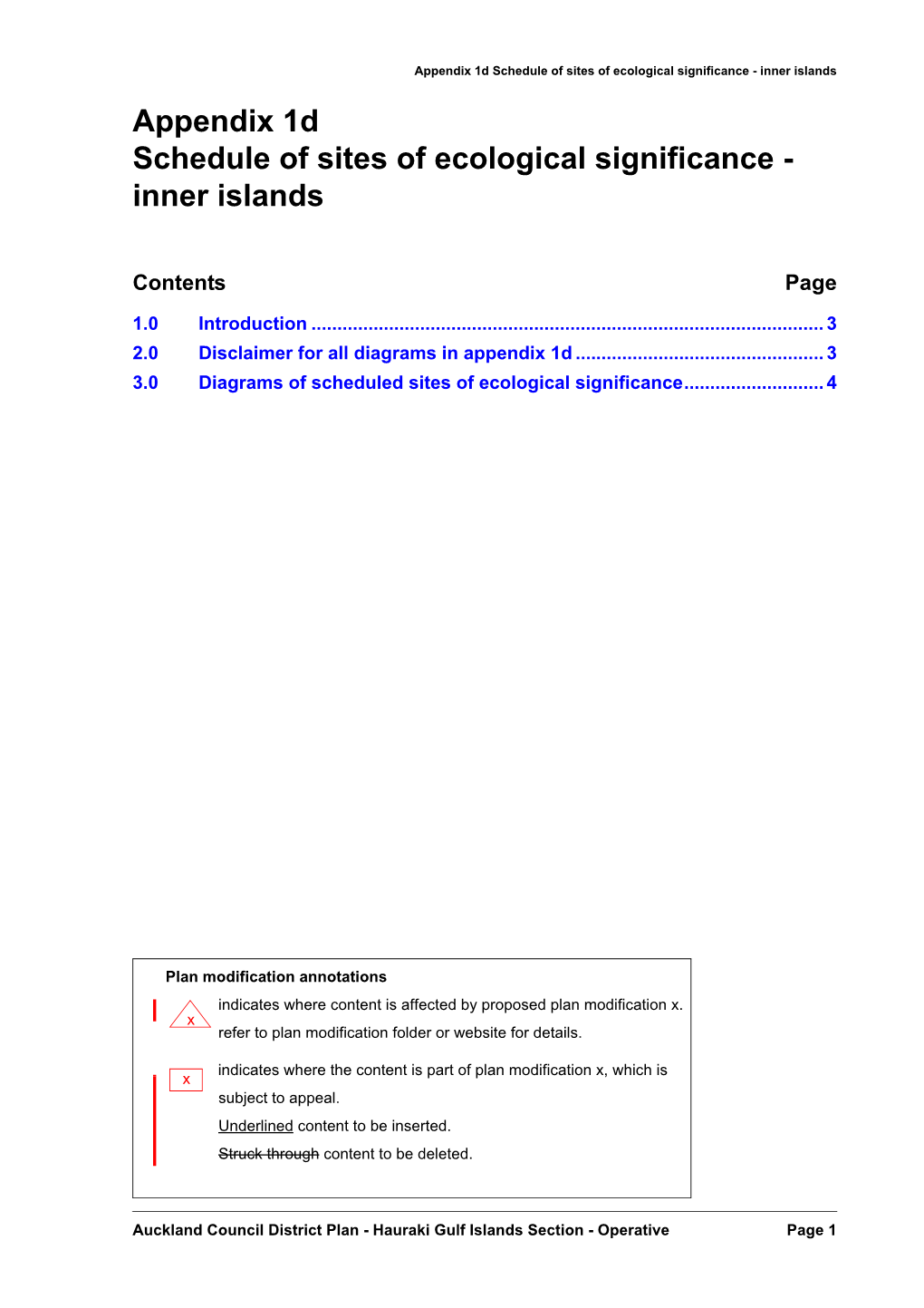 Hauraki Gulf Island District Plan Appendix 1D