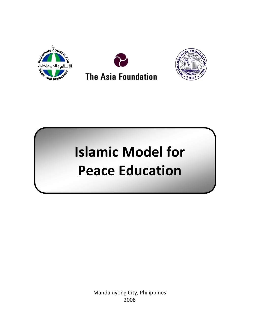 Islamic Model for Peace Education