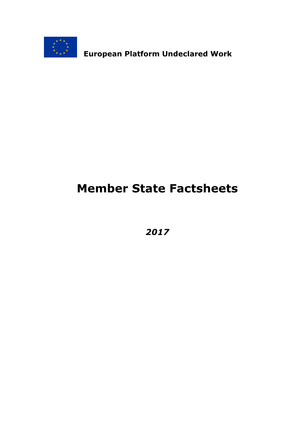 Member State Factsheets