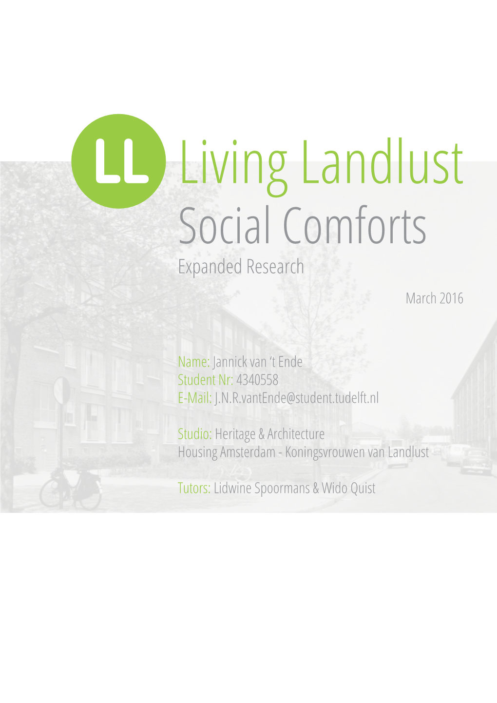 Social Comforts Expanded Research March 2016