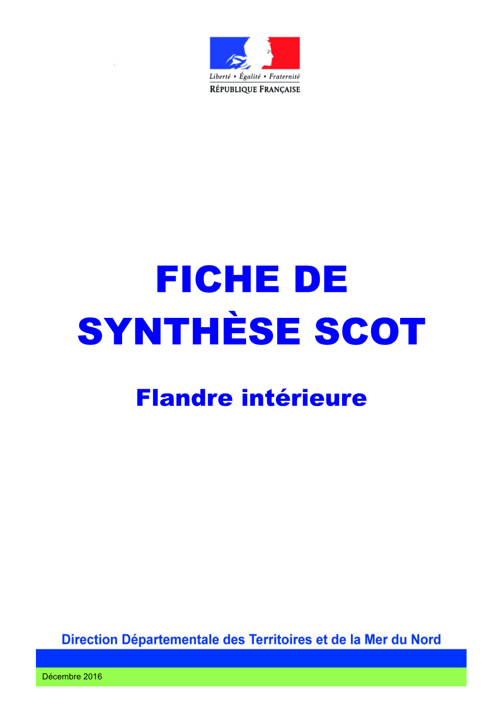 Fiche De Synthèse Scot