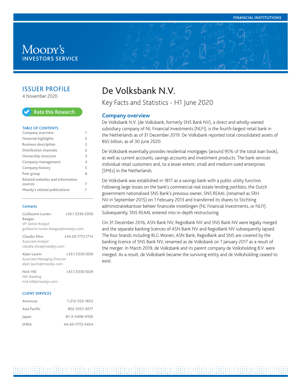 Company Profile De Volksbank