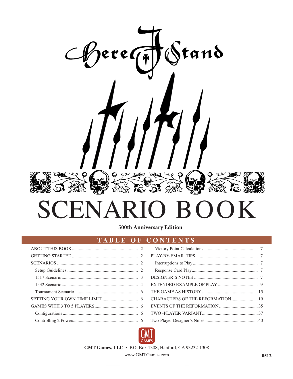 SCENARIO BOOK, 500Th Anniversary Edition 1