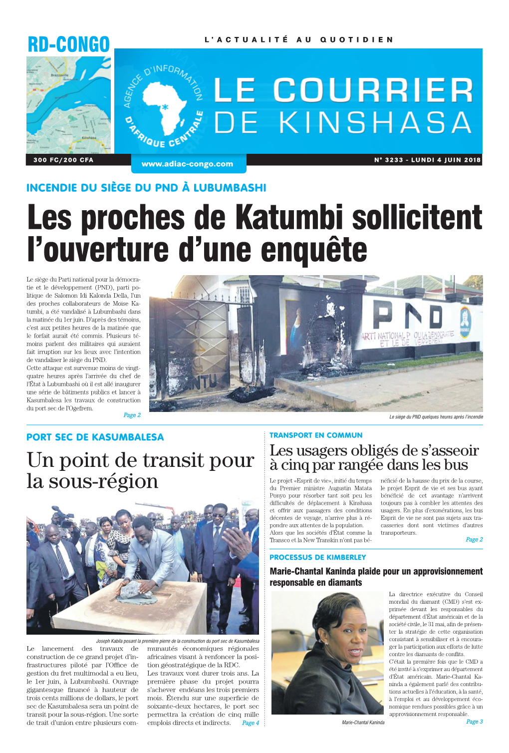 Les Proches De Katumbi Sollicitent L'ouverture D'une Enquête