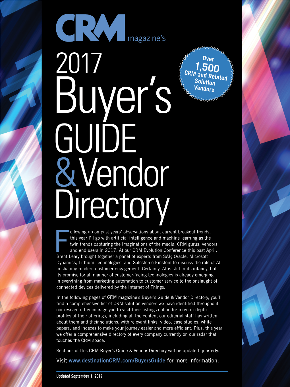 2017 CRM Buyer's Guide & Directory