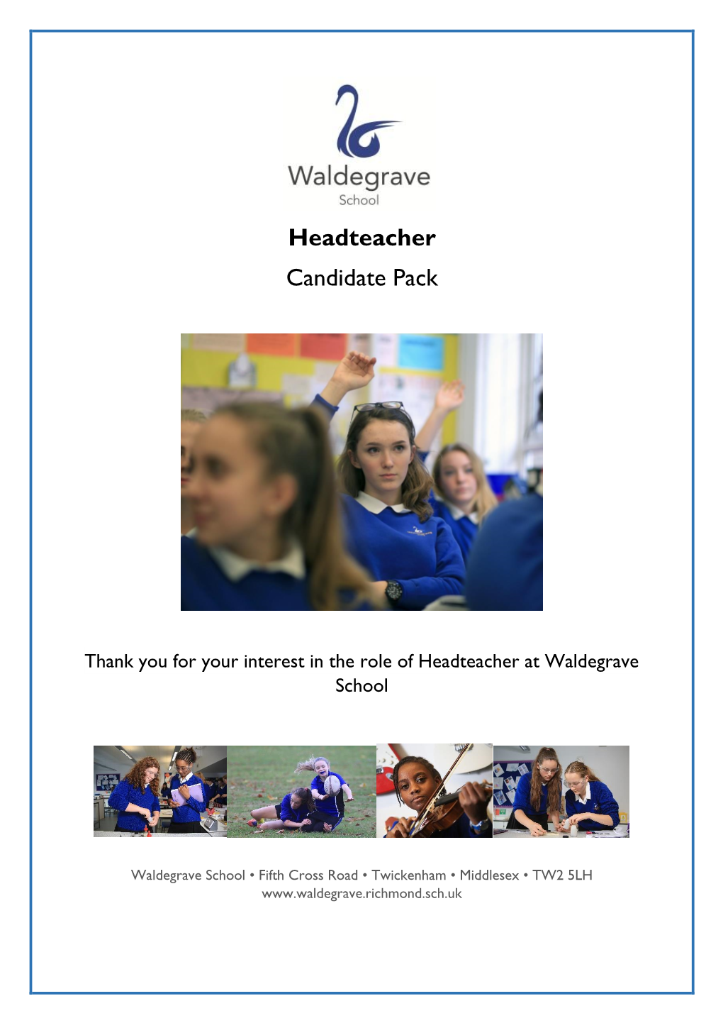 Headteacher Candidate Pack