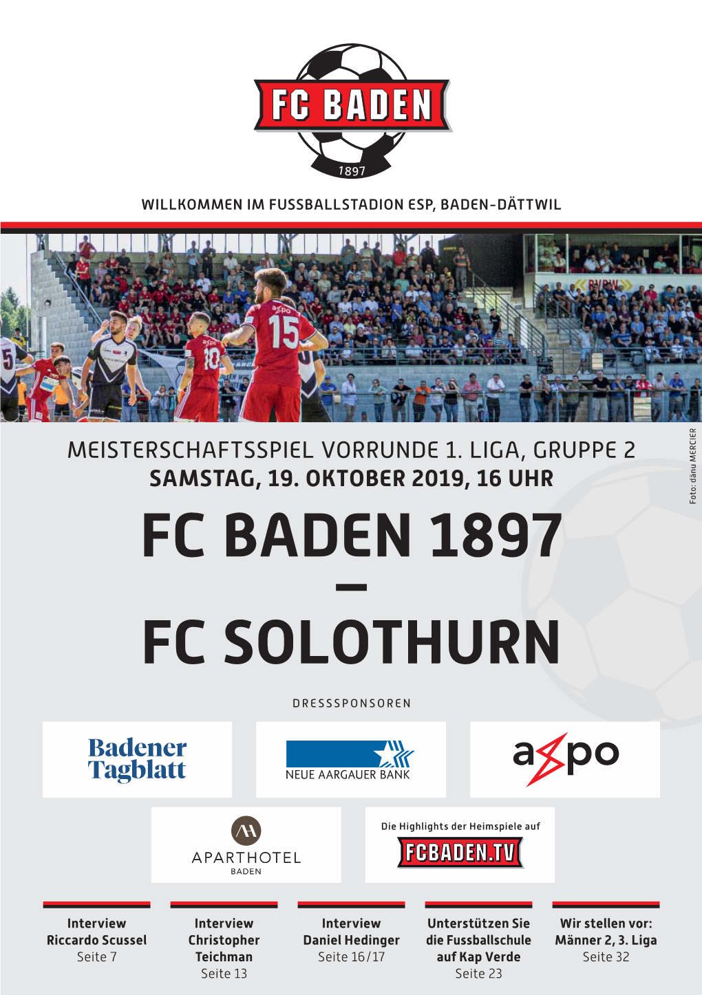 Fc Baden 1897 – Fc Solothurn