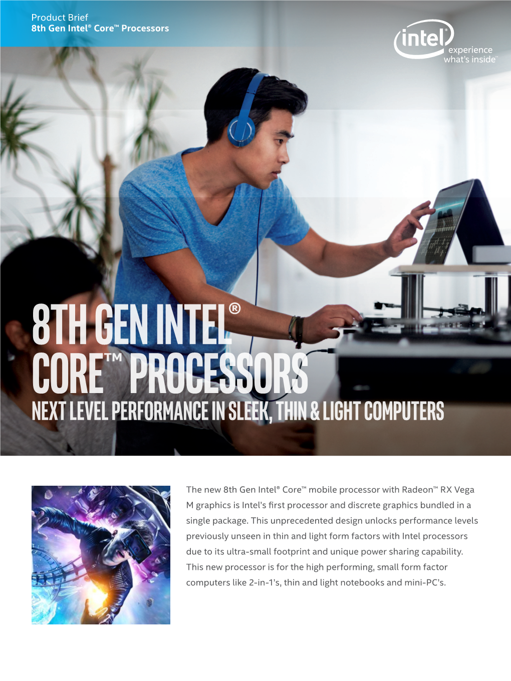 8Th Generation Intel® Core™ Processors Product Brief