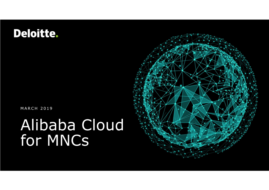 Alibaba Cloud for Mncs Imagining the Future