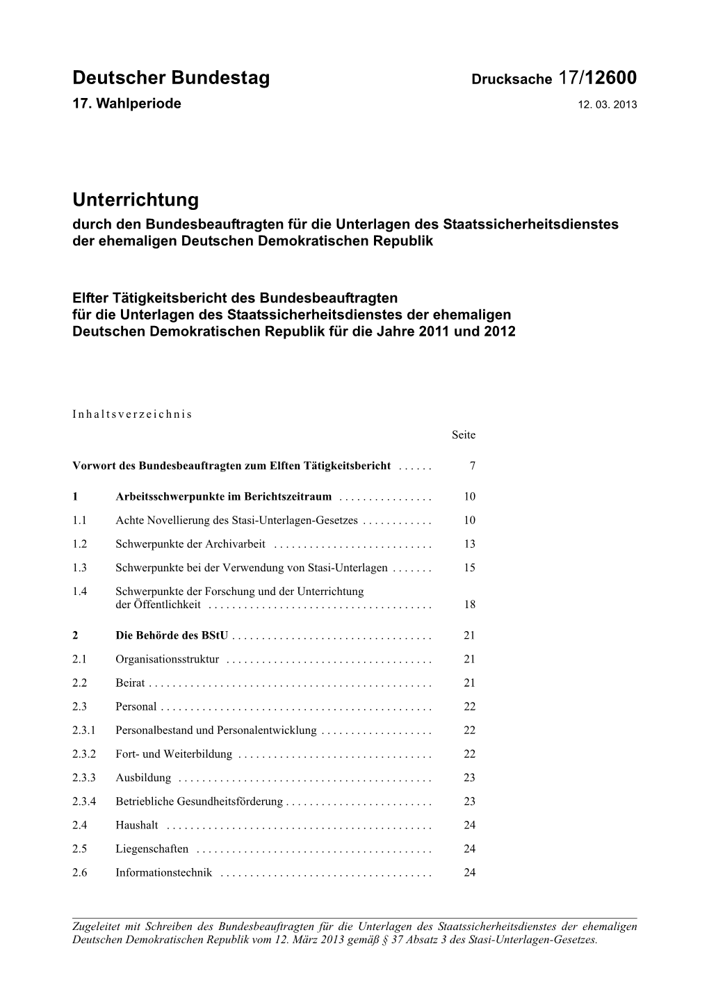 Drucksache 17/12600 17. Wahlperiode