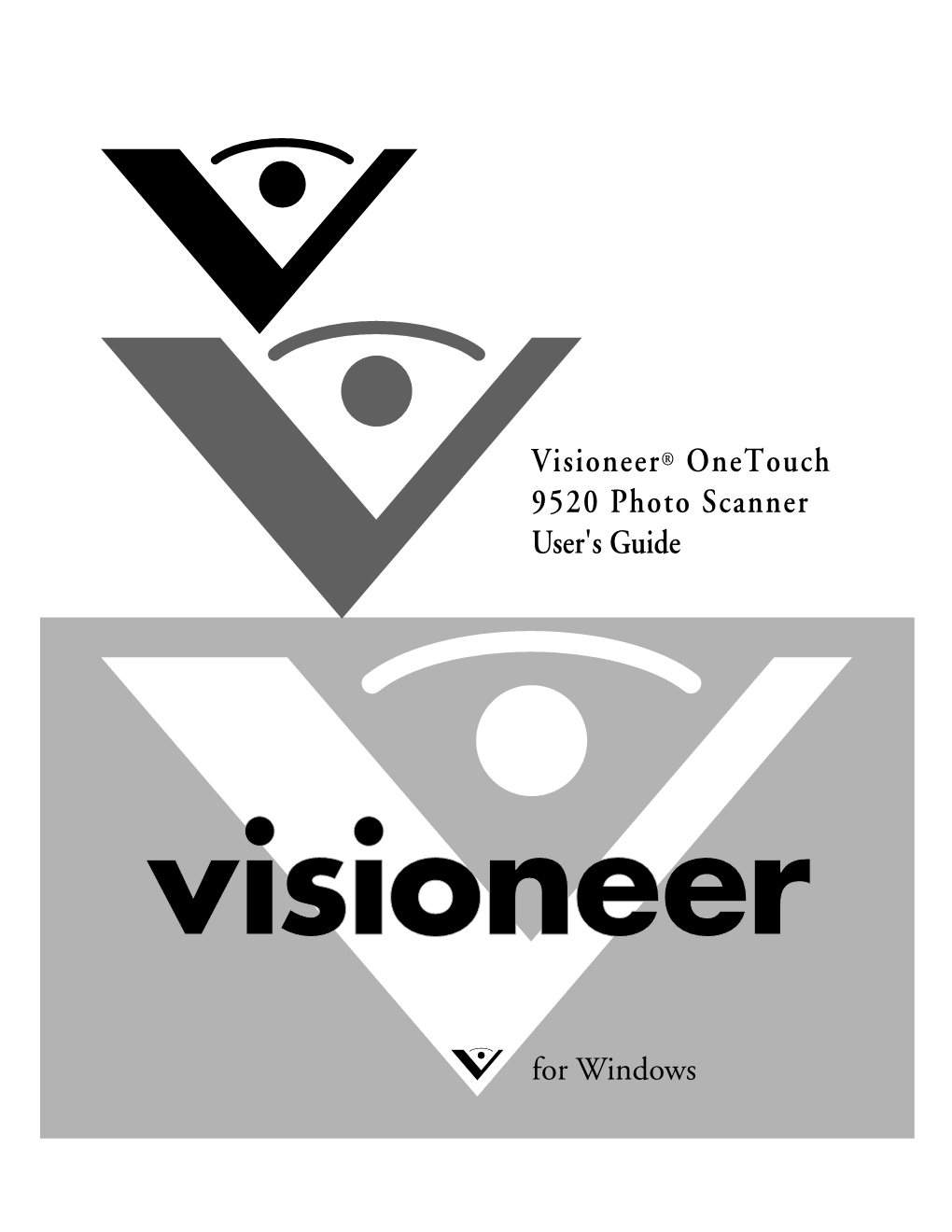 Visioneer® Onetouch 9520 Photo Scanner User's Guide