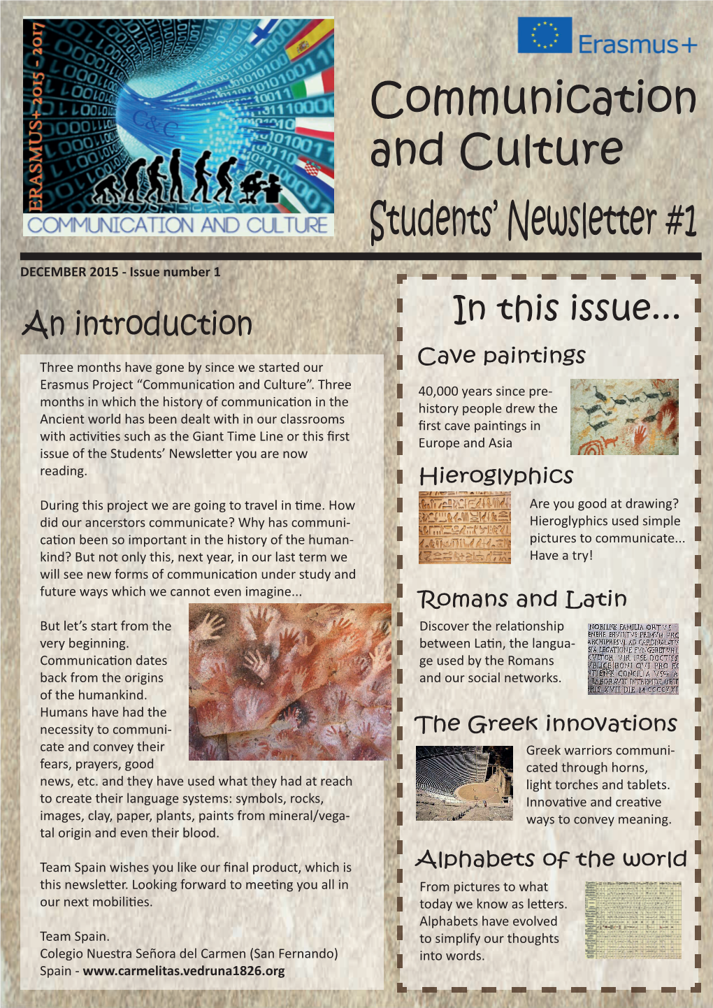 Students' Newsletter #1