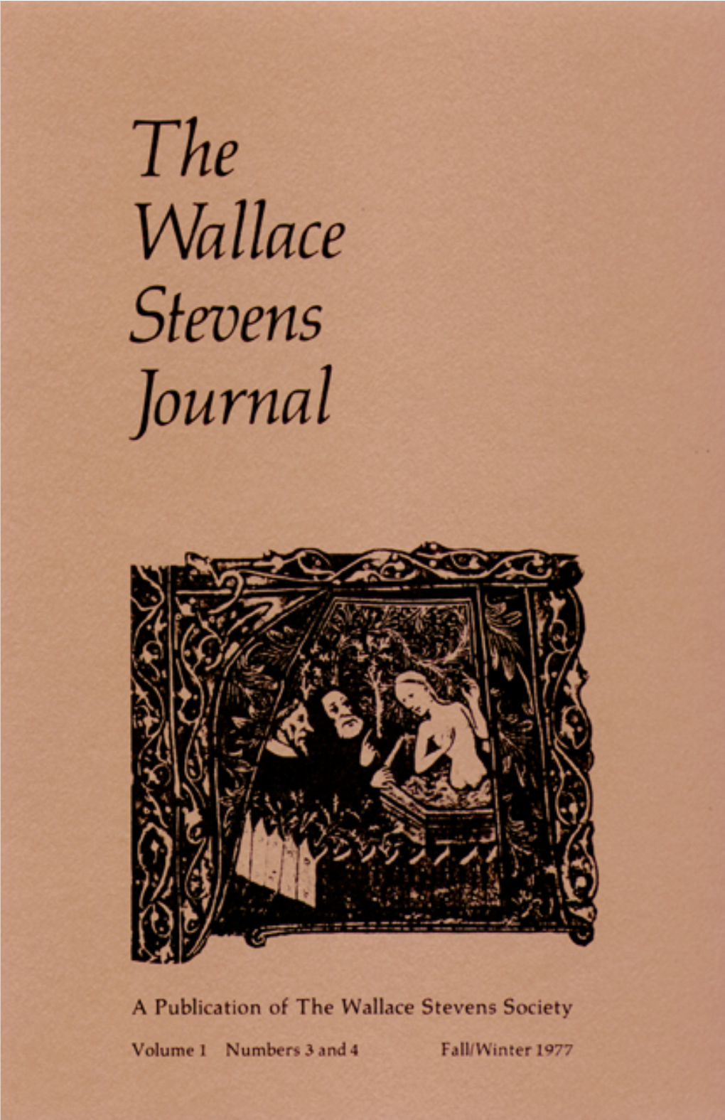 Vol. 1, No. 3 and 4 (Fall/Winter 1977)