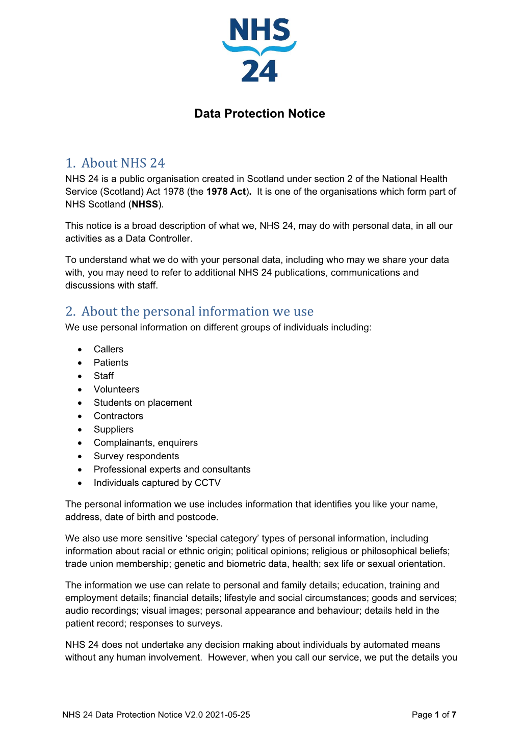 Data Protection Notice