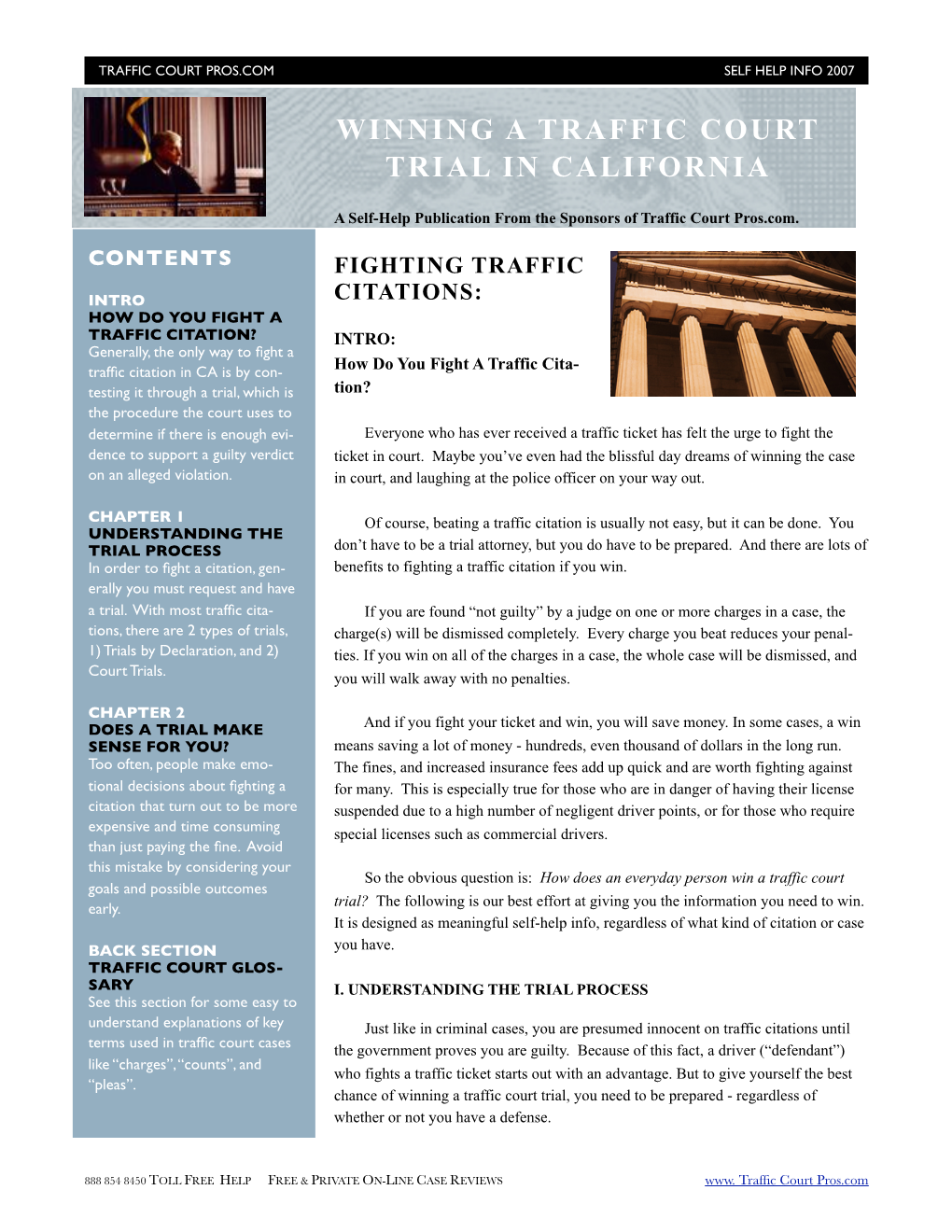 Winning a Traffic Court Trial in California