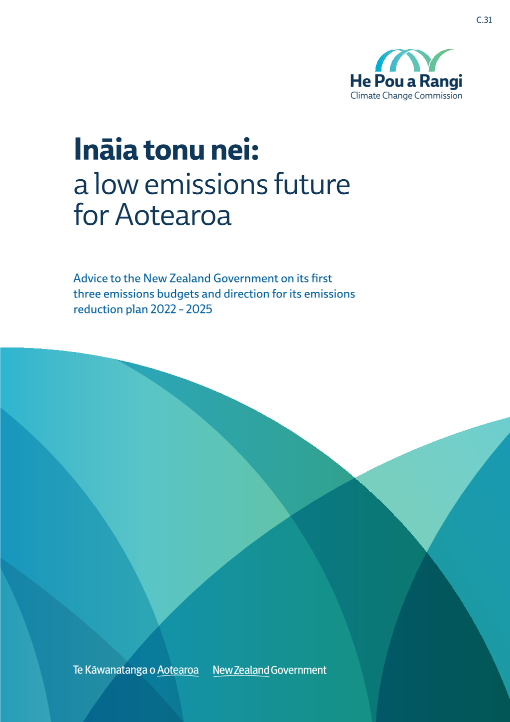 Ināia Tonu Nei: a Low Emissions Future for Aotearoa