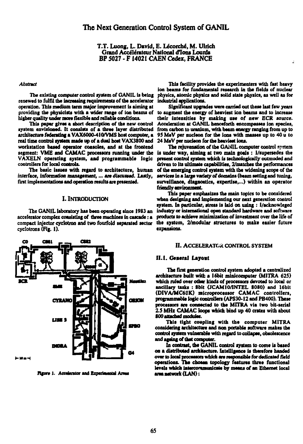 The Next Generation Control System of GANIL