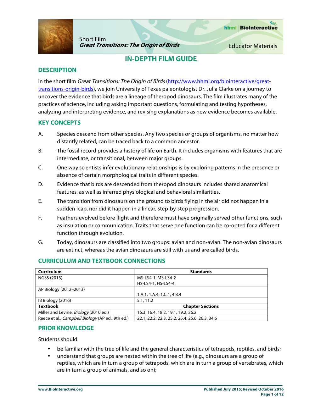 In-Depth Film Guide for Teachers (PDF)