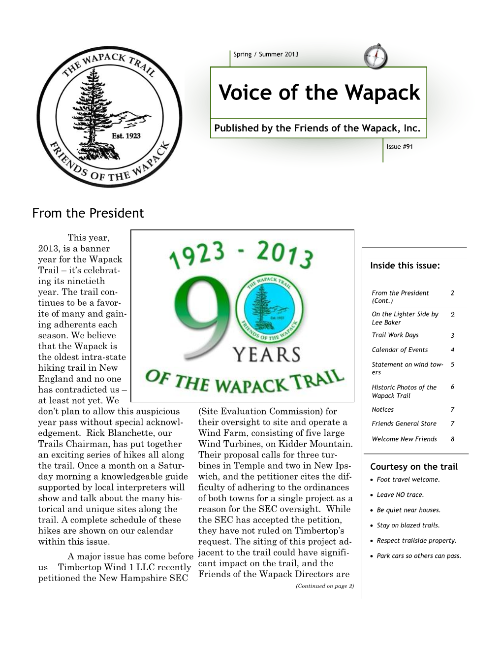 Voice of the Wapack