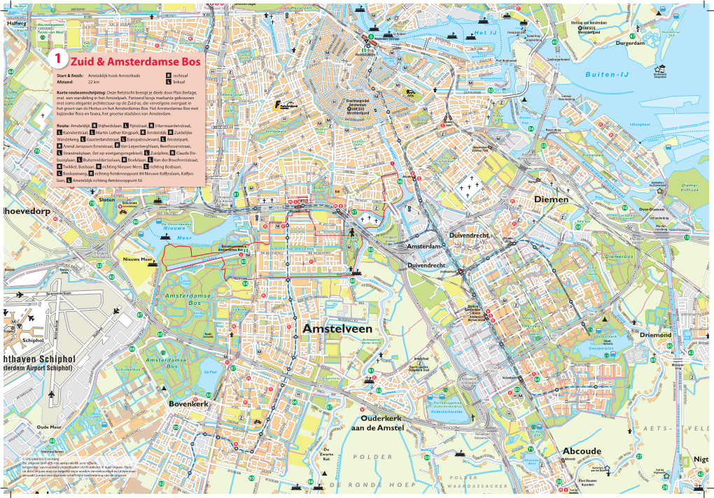 Fietsroute Amsterdam Zuid En Amsterdamse