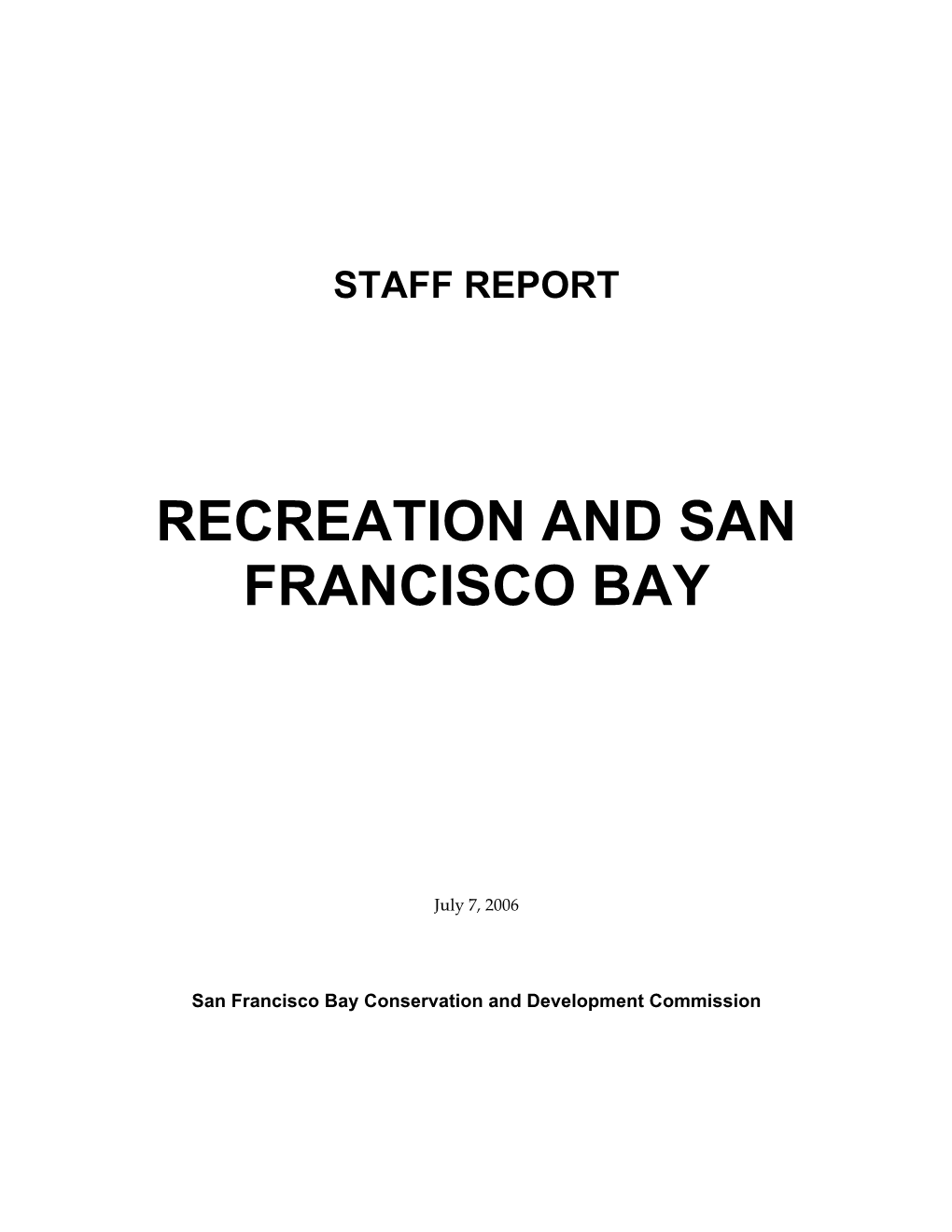 Recreation and SF