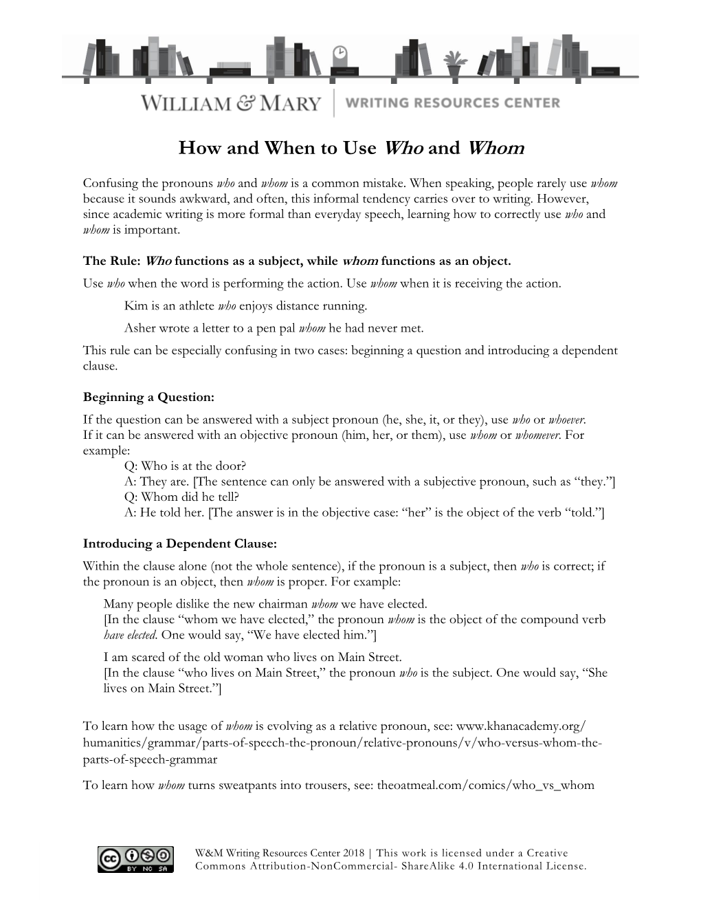 How and When to Use Who and Whom