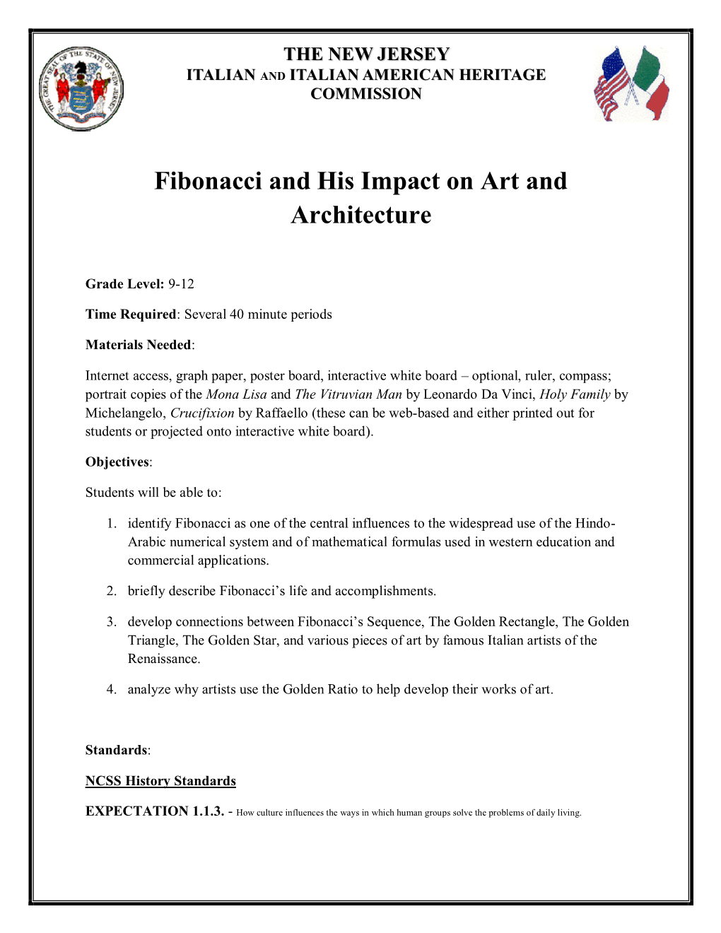Fibonacci and His Impact on Art and Architecture