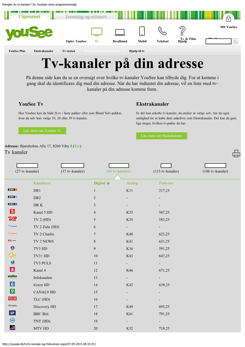 Mangler Du Tv-Kanaler? Se Yousees Store Programoversigt