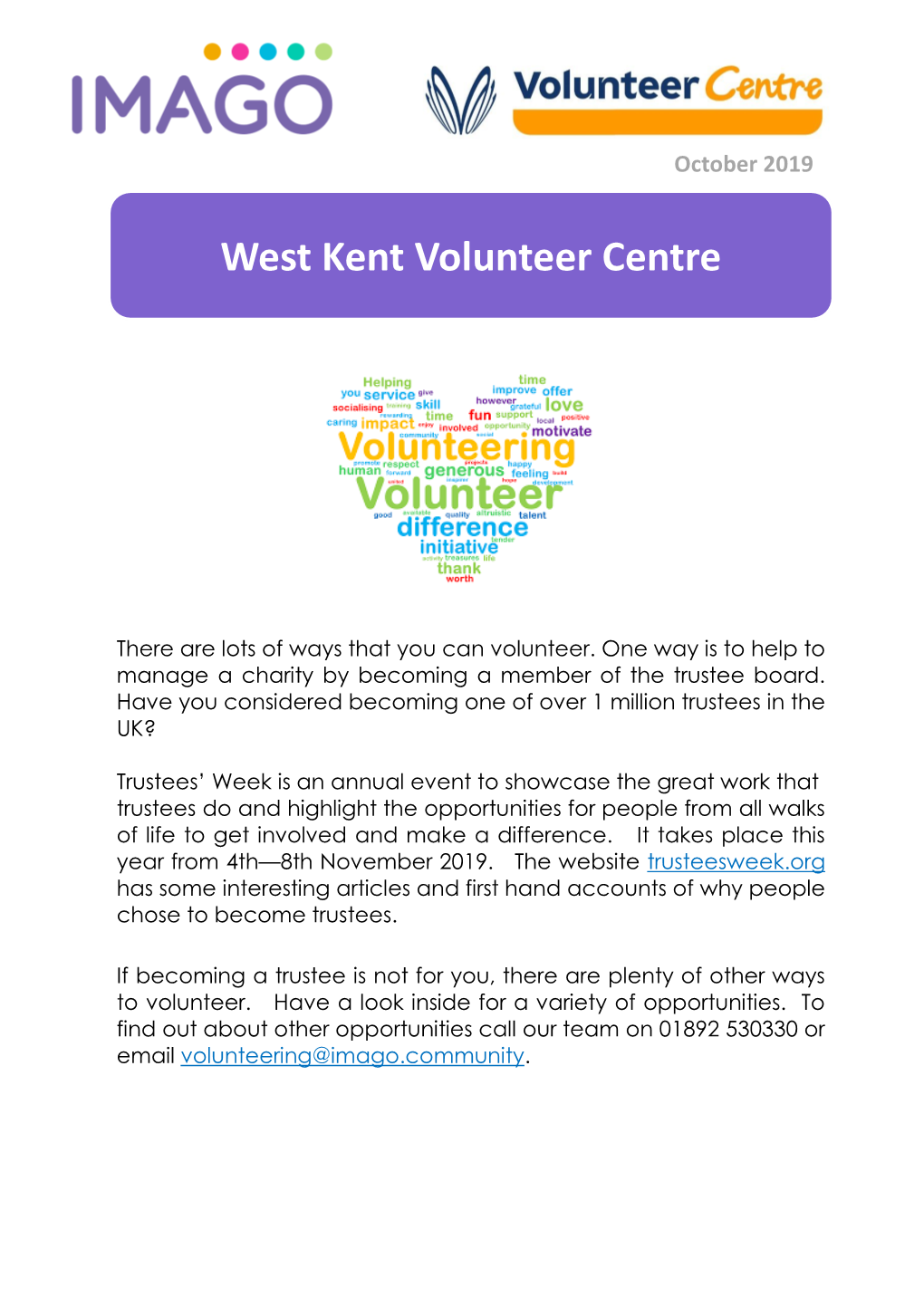 West Kent Volunteer Centre