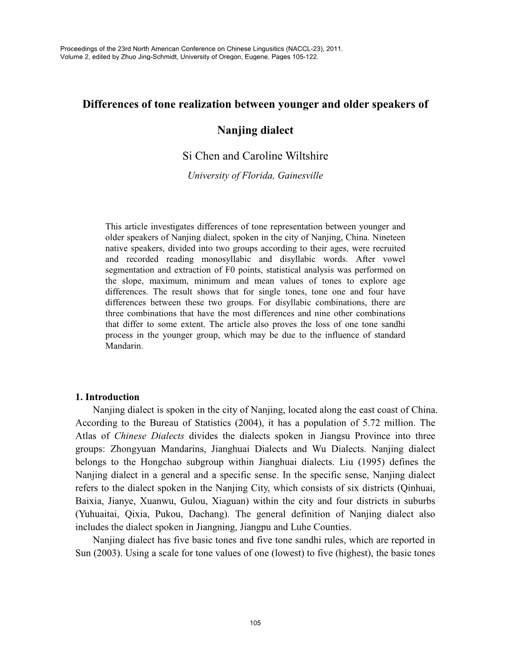 Differences of Tone Realization Between Younger and Older Speakers Of