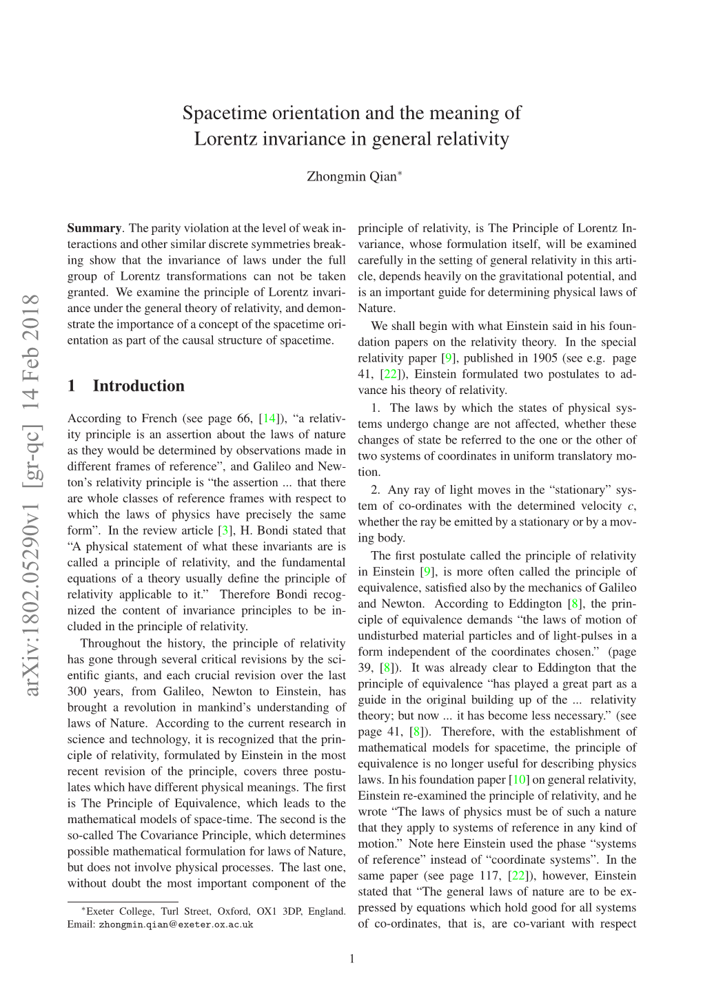 Spacetime Orientation and the Meaning of Lorentz Invariance In