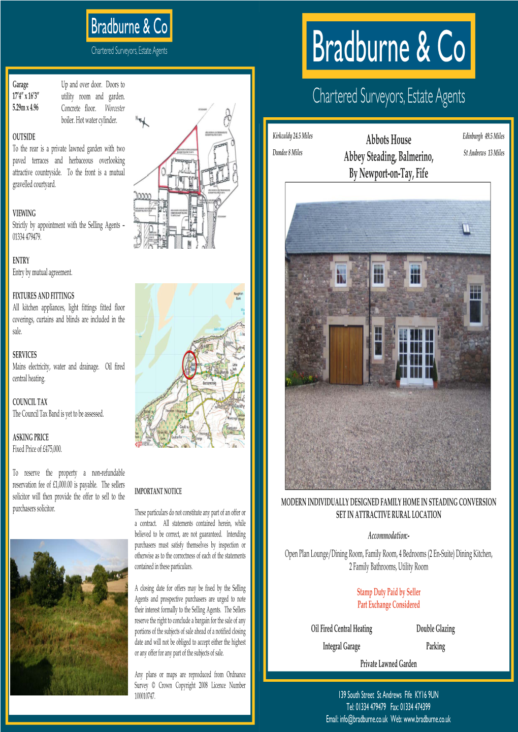 Abbey Steading, Balmerino, Attractive Countryside