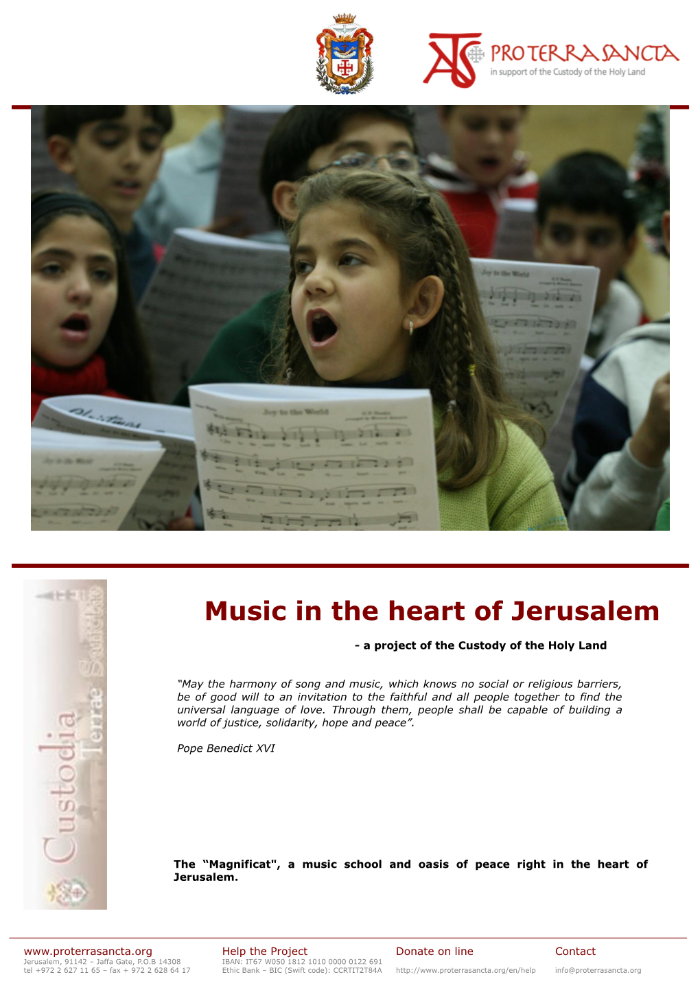 Music in the Heart of Jerusalem