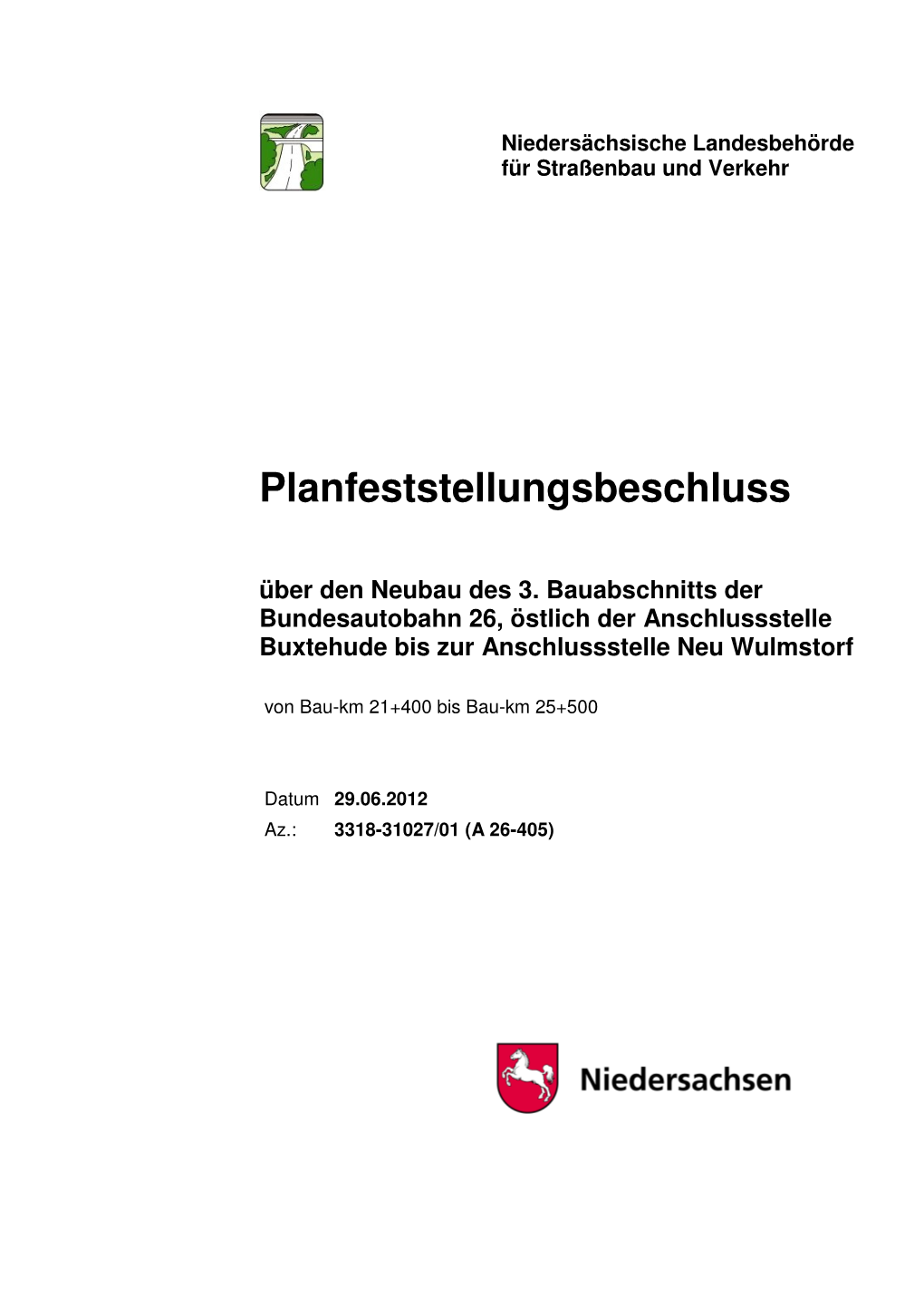 Planfeststellungsbeschluss