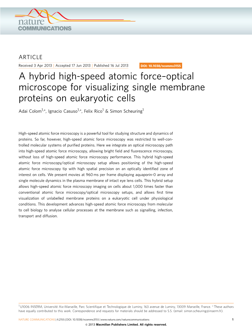 Optical Microscope for Visualizing Single Membrane Proteins on Eukaryotic Cells