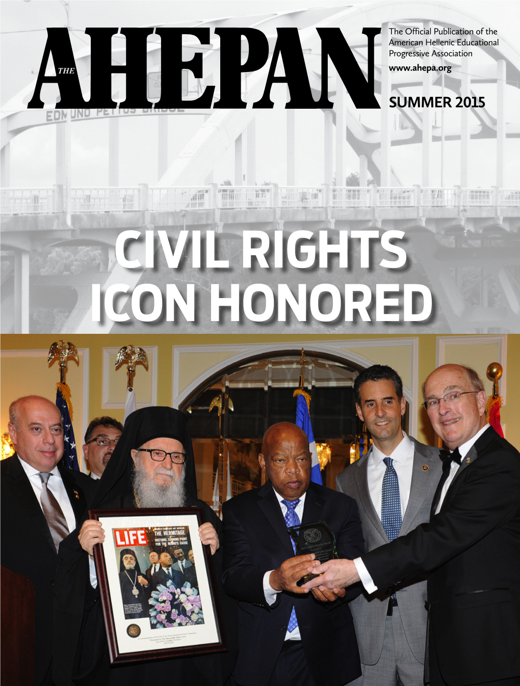 Civil Rights Icon Honored Ahepa Supreme Lodge 2014-2015