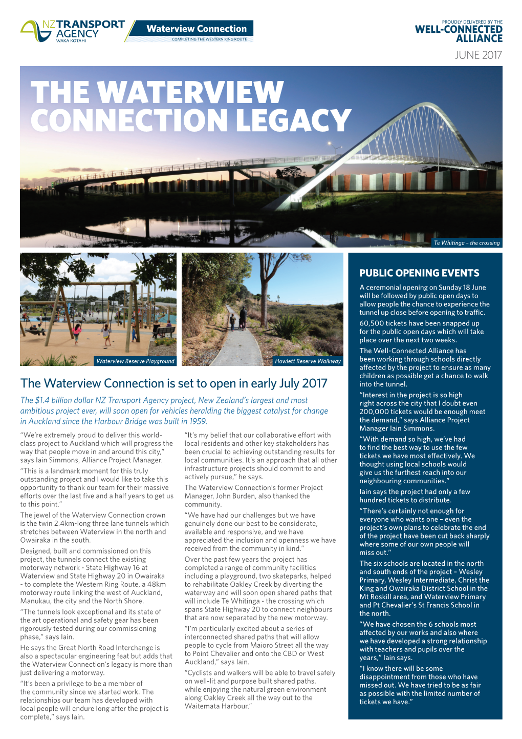 The Waterview Connection Legacy
