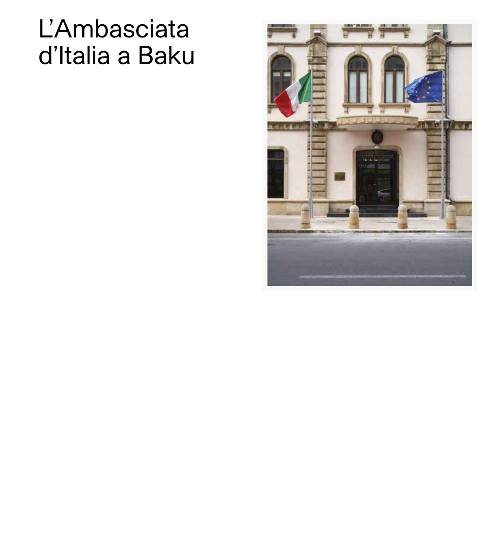 L'ambasciata D'italia a Baku