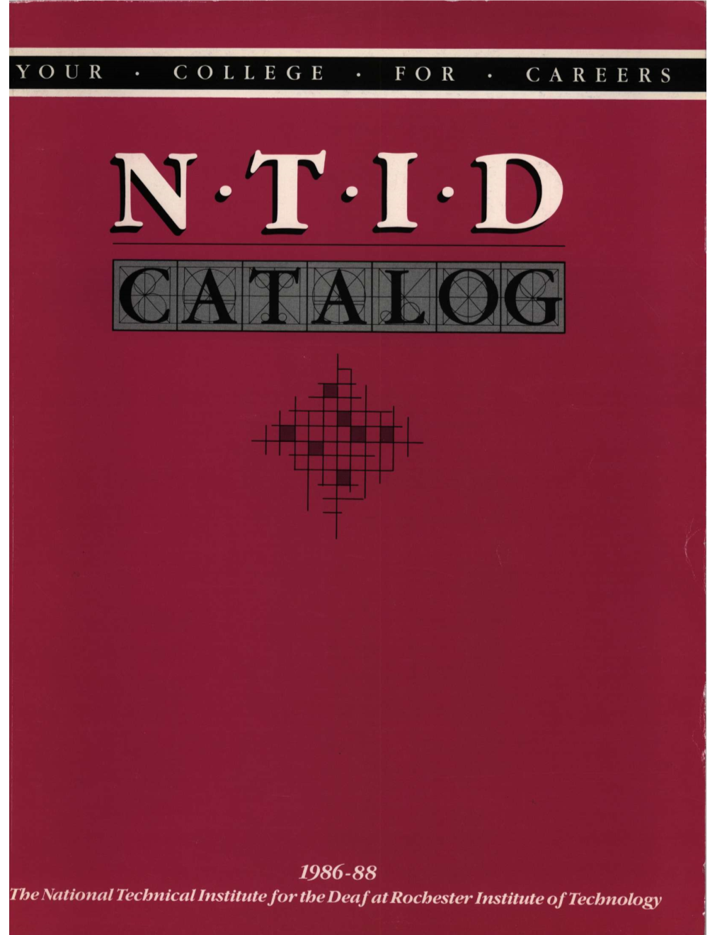 1986-1988 NTID Course Catalog.Pdf