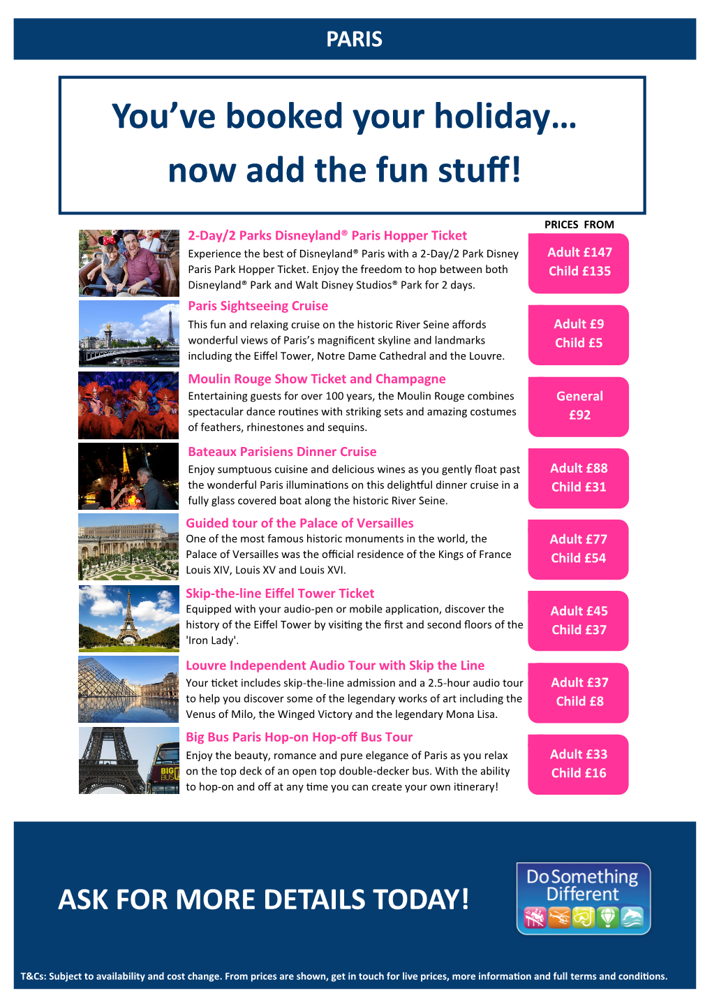 You've Booked Your Holiday… Now Add the Fun Stuff!