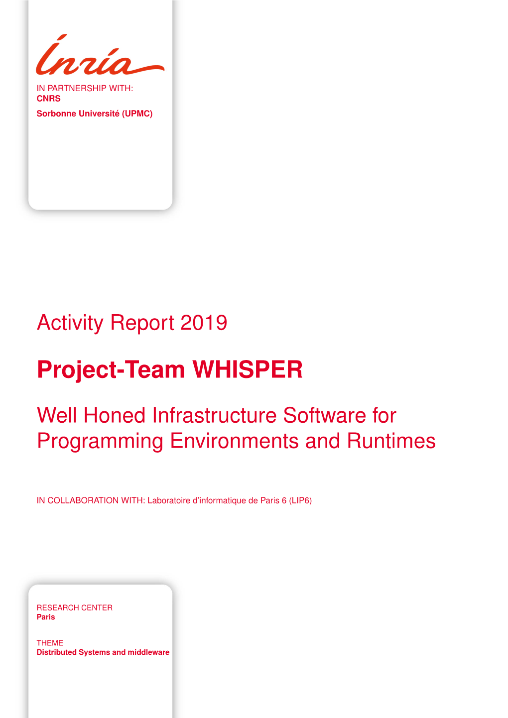 Project-Team WHISPER