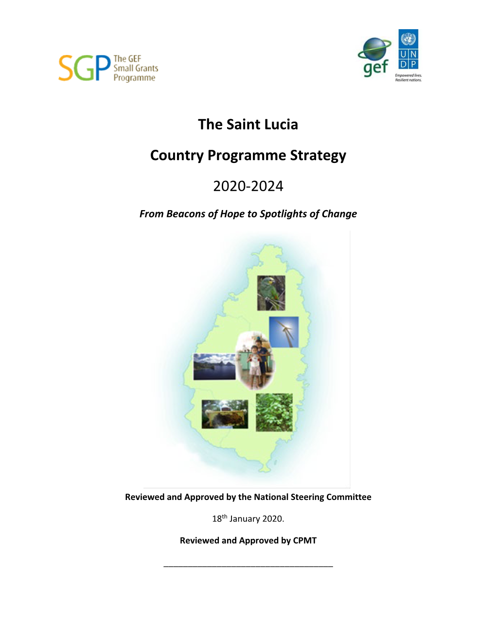 The Saint Lucia Country Programme Strategy 2020-2024