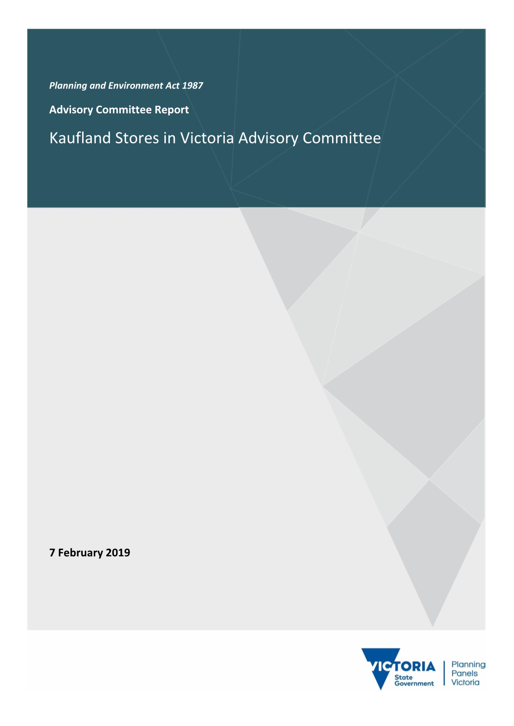 Kaufland Stores in Victoria Advisory Committee