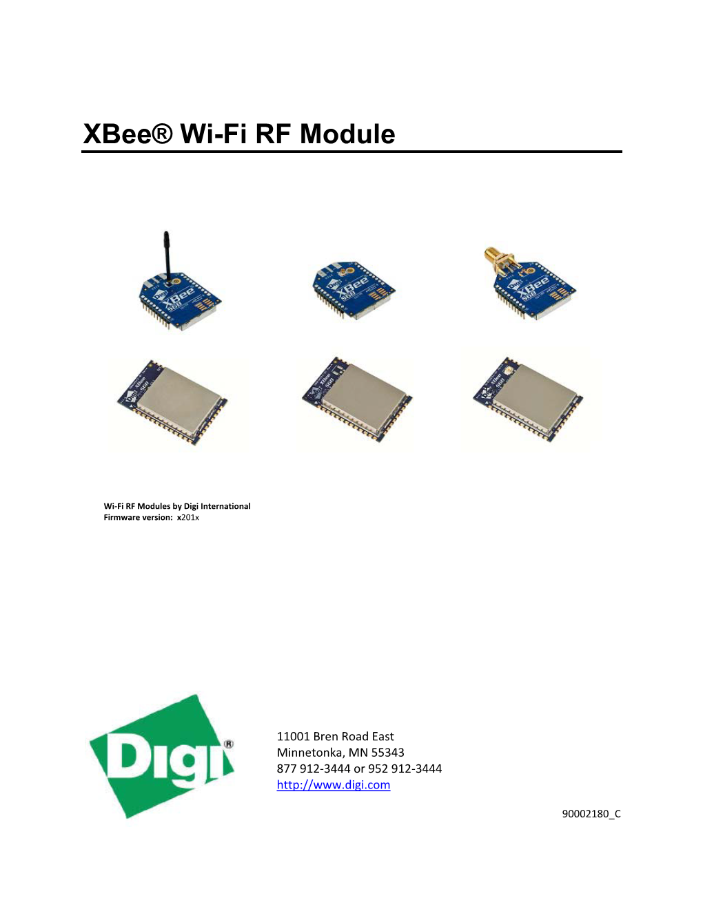 Xbee® Wi-Fi RF Modules